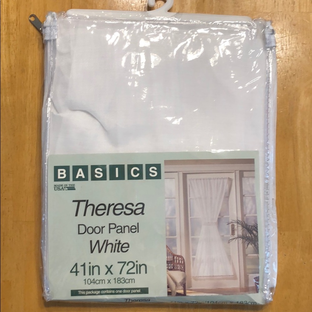 Basics Sheer White Door Panel